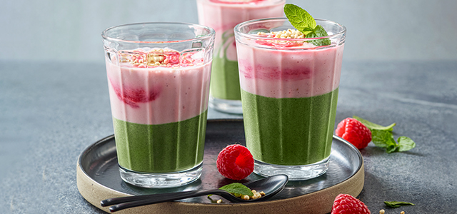 Raspberry Smoothie with Algae