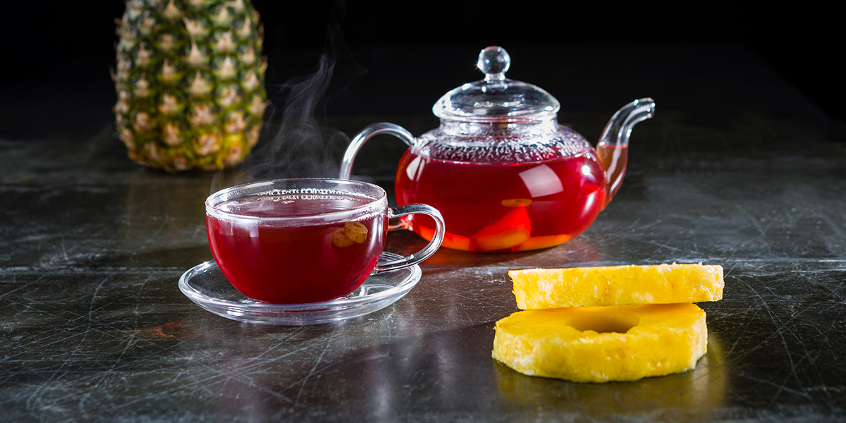 Pineapple Basil Hibiscus Hot Tea