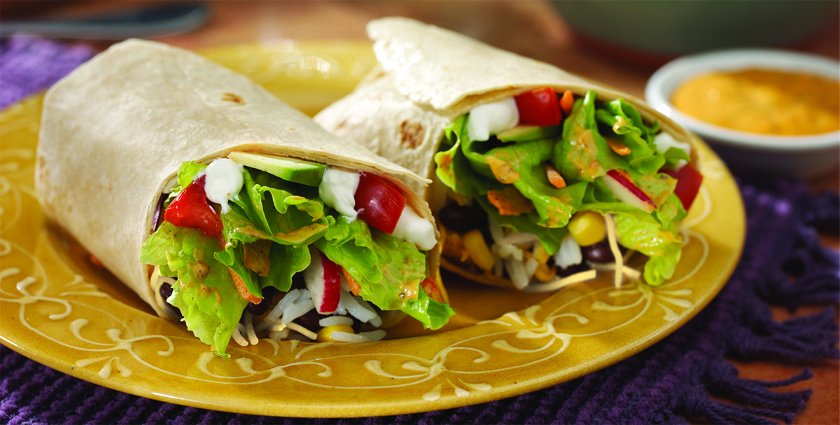 Southwest Salad Taco Burritos